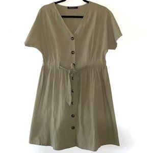 Olive Green Dress